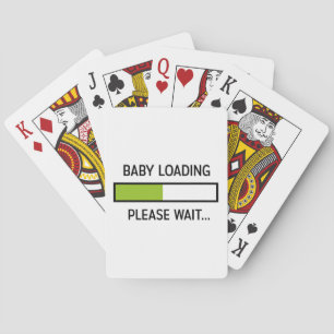 Baby Loading Funny Pregnancy New Mum Gifts Playing Cards