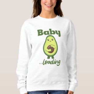 Baby Loading Funny Pregnant Avocado Mum Sweatshirt