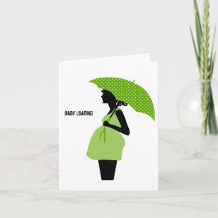 Baby Loading Pregnancy Baby Shower Card