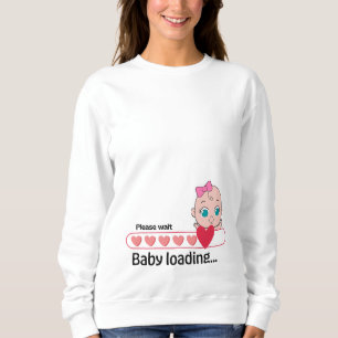 Baby Loading Pregnancy T-Shirt – Cute Maternity Sweatshirt