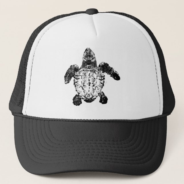 Baby Loggerhead Sea Turtle Trucker Hat (Front)