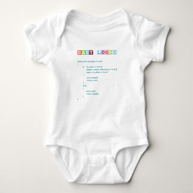 Baby Logic Bodysuit (Front)
