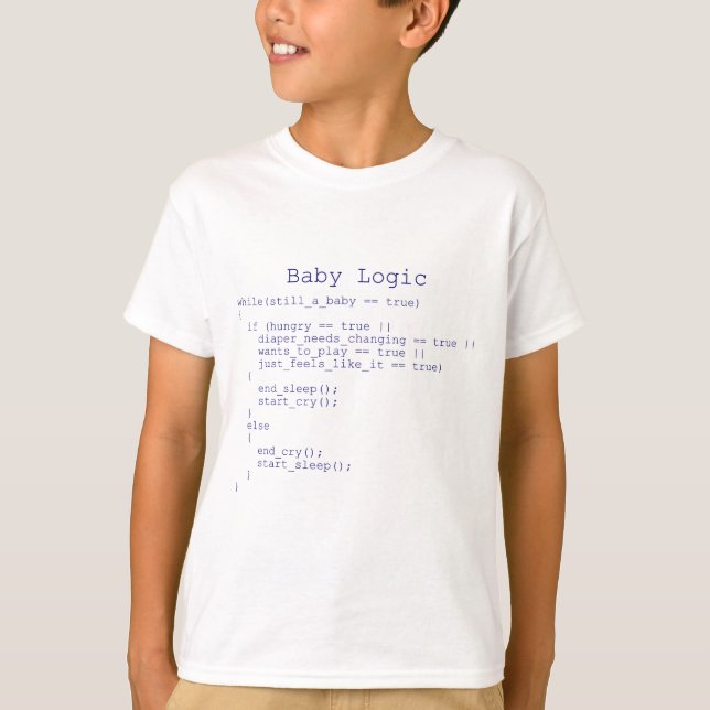Baby Logic T-Shirt (Front)