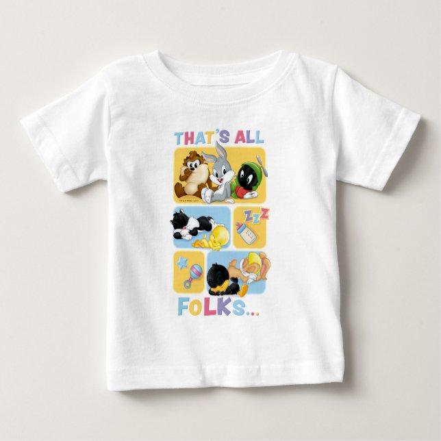 Baby LOONEY TUNES™ Characters | That's All Folks T-Shirt (Front)