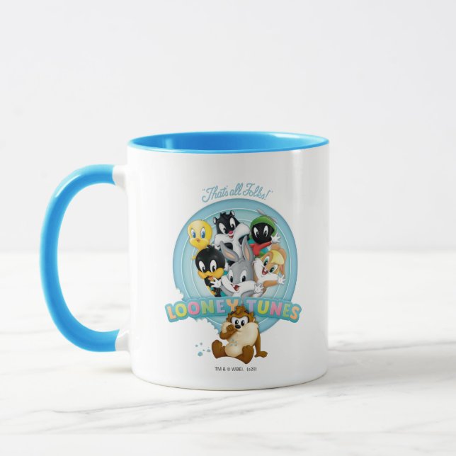 Baby LOONEY TUNES™ Logo | That's All Folks Mug (Left)