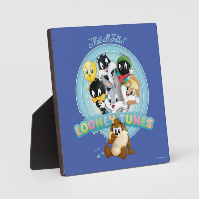Baby LOONEY TUNES™ Logo | That's All Folks Plaque (Front)