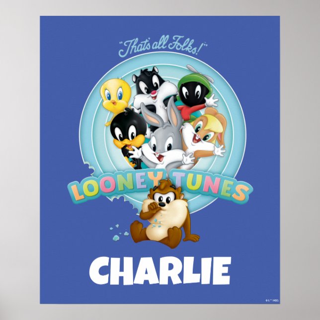 Baby LOONEY TUNES™ Logo | That's All Folks Poster (Front)