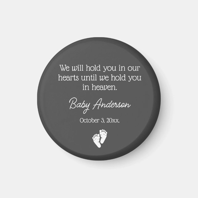 Baby Loss and Miscarriage Memorial Magnet (Front)