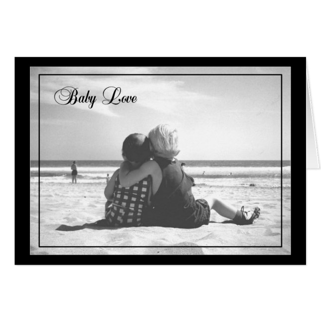 Baby Love BLANK Card (Front Horizontal)