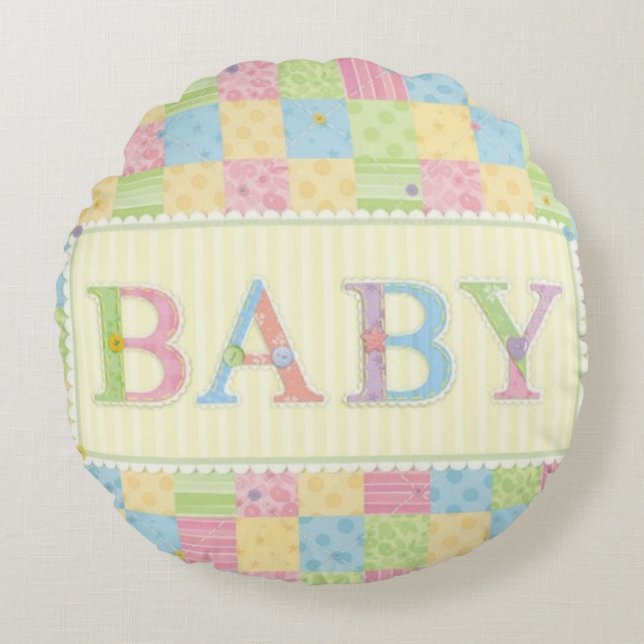 Baby Love Collection Round Cushion (Front)