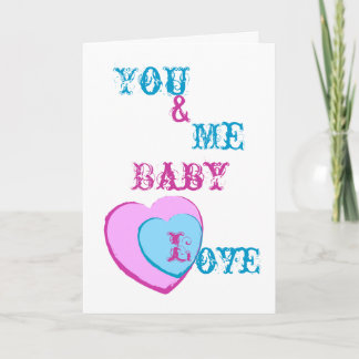 Baby Love-Customise Card