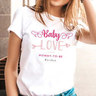 "Baby Love" Mommy-to-be Baby Shower T-Shirt