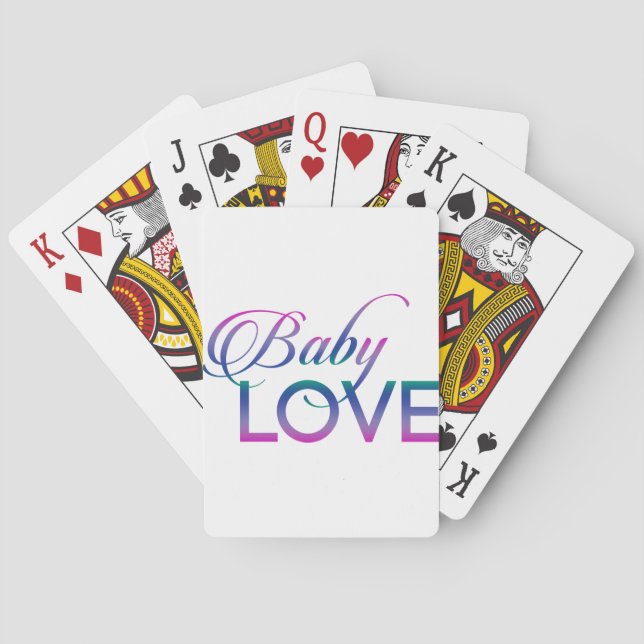 Baby Love Playing Cards (Back)