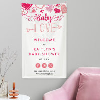 "Baby Love" Valentine's Day Baby Shower Welcome
