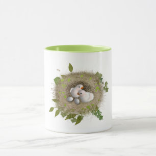 Baby lovebirds mug by ORDesigns.