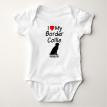 Baby Loves Border Collie Dog