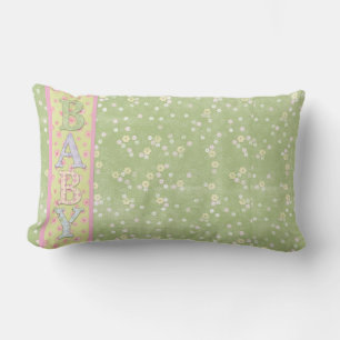 Baby Lumbar Throw Pillow Green