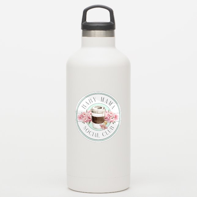 Baby Mama Social Club Aqua  (Waterbottle)