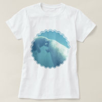 Baby Manatees Ladies Fitted T-Shirt