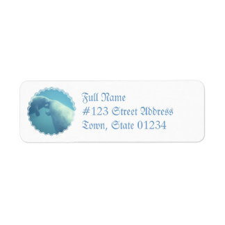 Baby Manatees Mailing Label