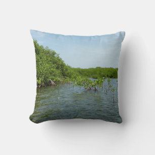 Baby Mangrove Trees in the Caribbean  Cushion