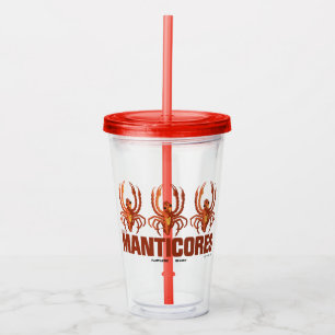 Baby Manticores Vintage Graphic Acrylic Tumbler