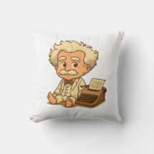 Baby Mark Twain Pillow