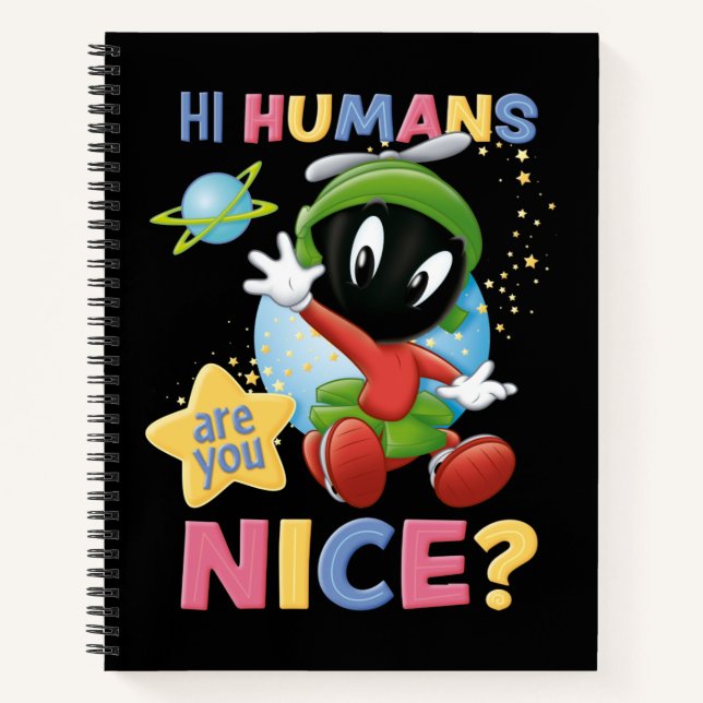 Baby MARVIN THE MARTIAN™| Hi Humans Notebook (Front)