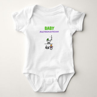 Baby Mathematician Baby Bodysuit