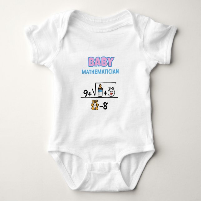 Baby Mathematician Bodysuit (Front)
