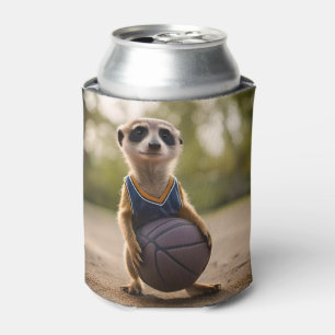 Baby Meerkat Basketball Player,  Can Cooler