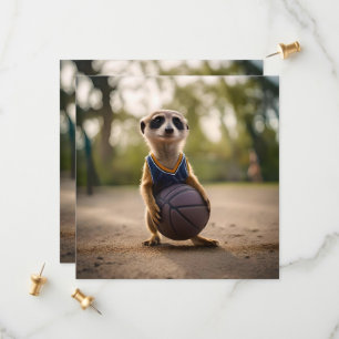 Baby Meerkat Basketball Player, Save The Date