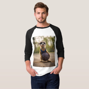 Baby Meerkat Basketball Player, T-Shirt