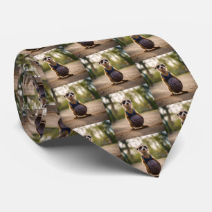 Baby Meerkat Basketball Player,  Tie