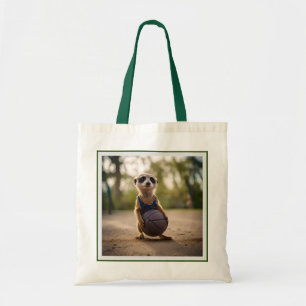 Baby Meerkat Basketball Player,  Tote Bag