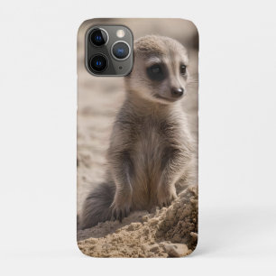 Baby Meerkat Playing In Sand, Case-Mate iPhone Case