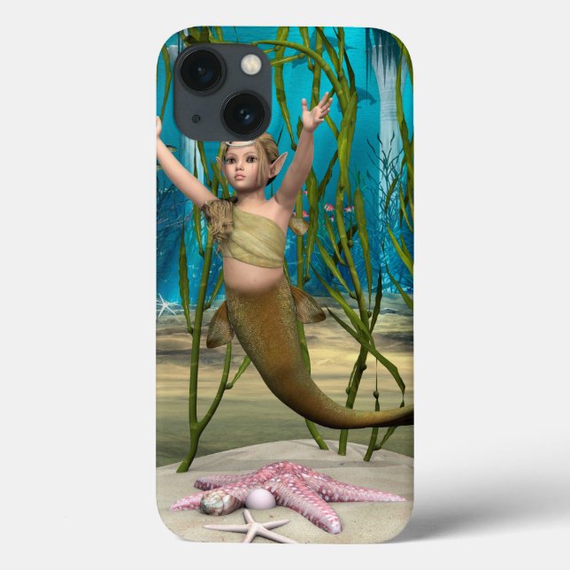Baby Mermaid Case-Mate iPhone Case (Back)