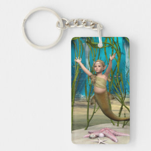 Baby Mermaid Key Ring