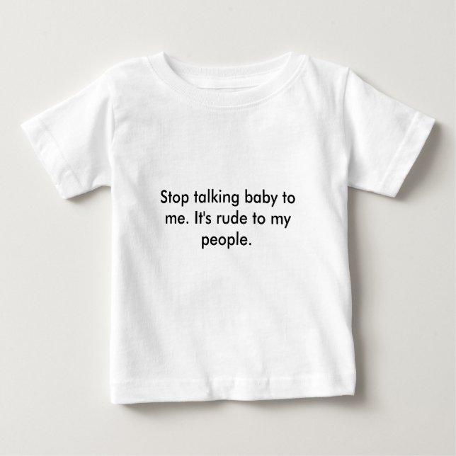 baby message T-Shirt (Front)