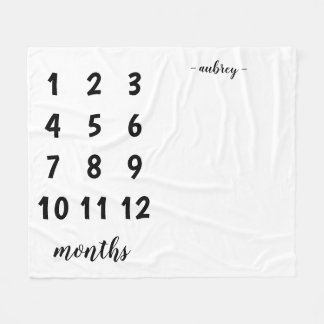 Baby Milestone Blanket