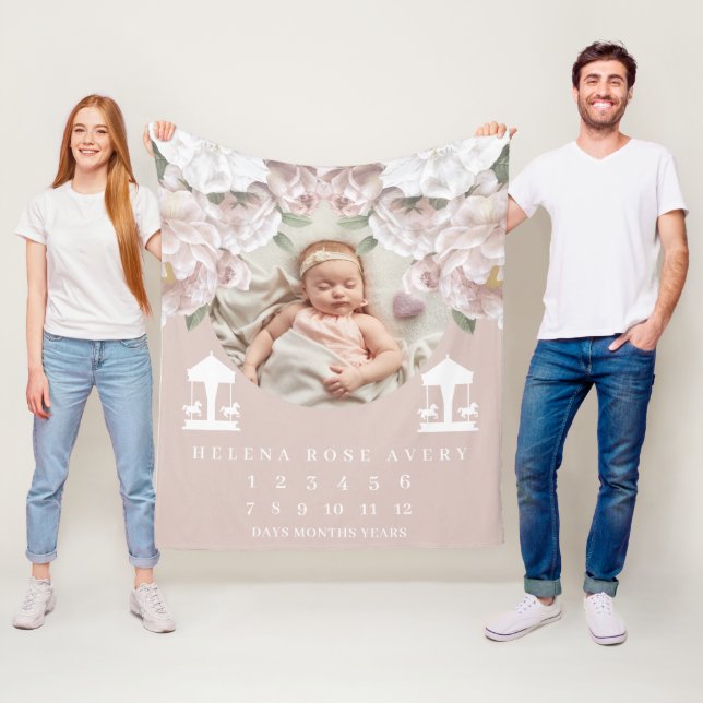 Baby Milestone Blanket Carousel (In Situ)