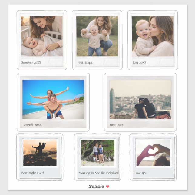 Baby Milestones, Couple & Vacation Photo Gift (Sheet)