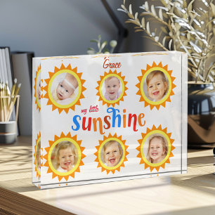Baby Milestones Little Sunshine Photo Block