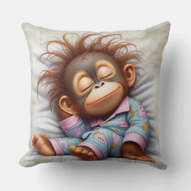 Baby monkey cushion (Front)