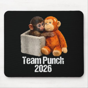 Baby monkey cute monkey team punch 2026 zoo  mouse pad