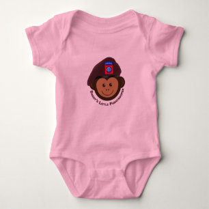 Baby Monkey “Daddy’s Little Paratrooper” Baby Bodysuit
