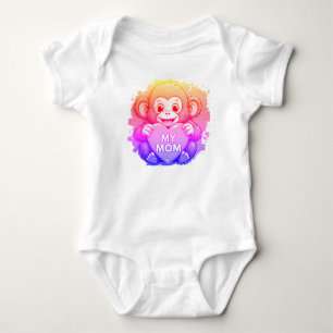 baby monkey- my mum bodysuit