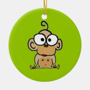 Baby Monkey Ornament