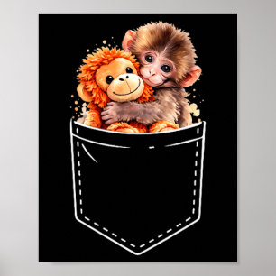 Baby Monkey Punch and Ora-Mama Pocket Funny Men Poster