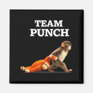 Baby monkey punch meme team punch 2026 magnet